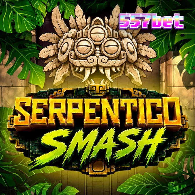 Interface do slot Serpentico Smash com tema de selva mesoamericana